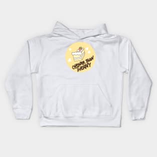 Cheaper than therapy - cake Kids Hoodie